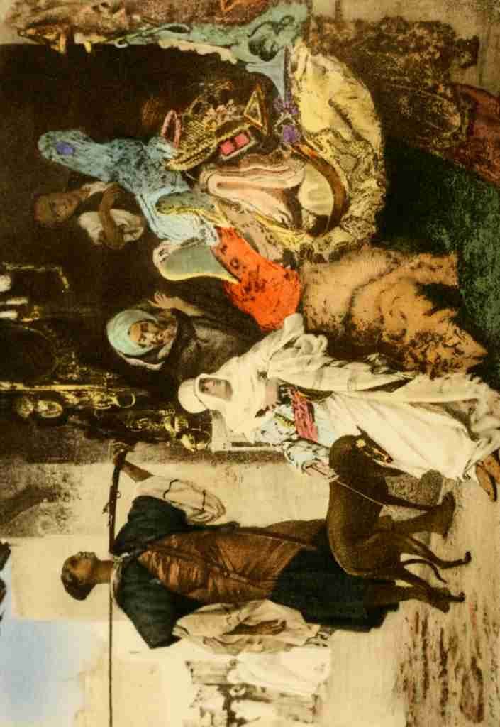 History of Egypt 1901 An Egyptian Wedding Party A4 Photo Print