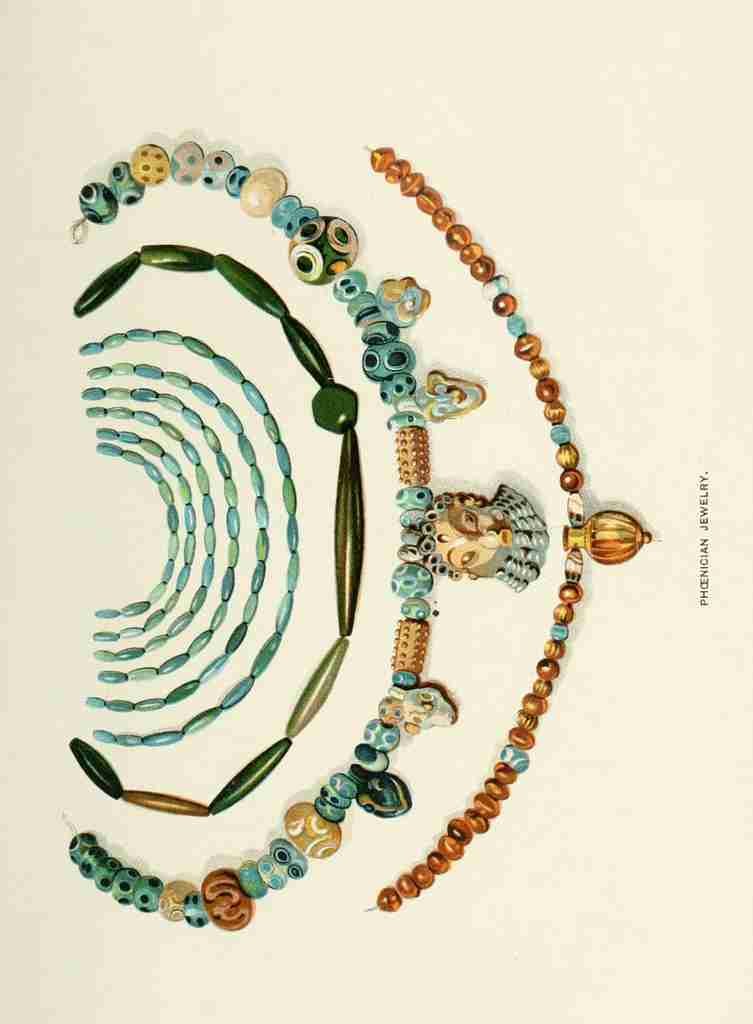 History of Egypt 1904 Phoenician jewellery A4 Photo Print