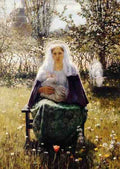 Hitchcock George Blessed Mother A4 Photo Print