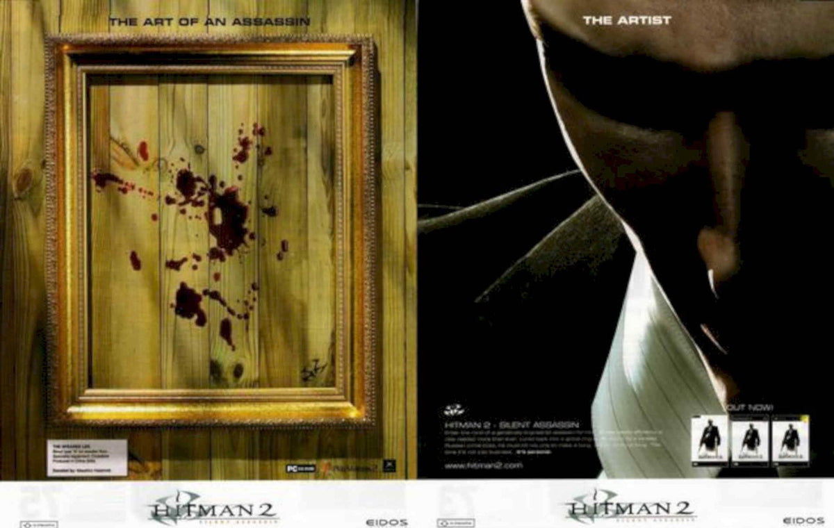Hitman 2 Double Vintage Retro Advert Poster A4 Photo Print