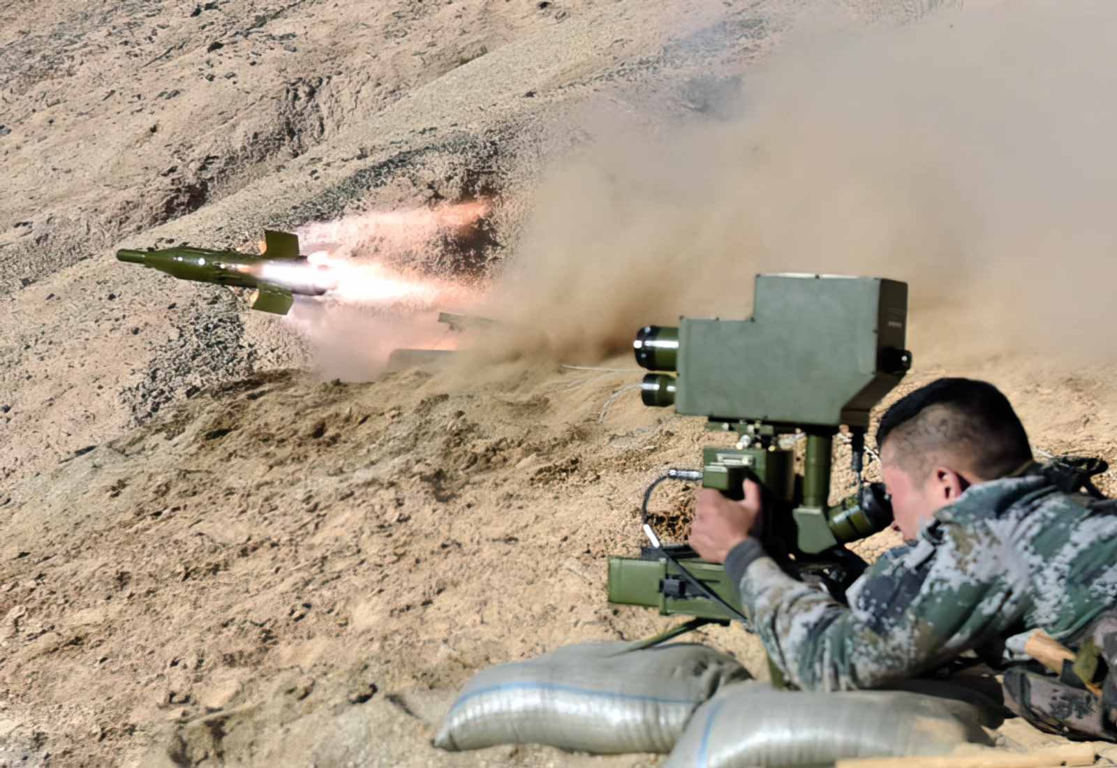 Hj73 Red Arrow Anti Tank Guided Missile System Weapon China A4 Photo Print