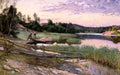 Hjelm Axel Olaf Frederick Down To The Water A4 Photo Print