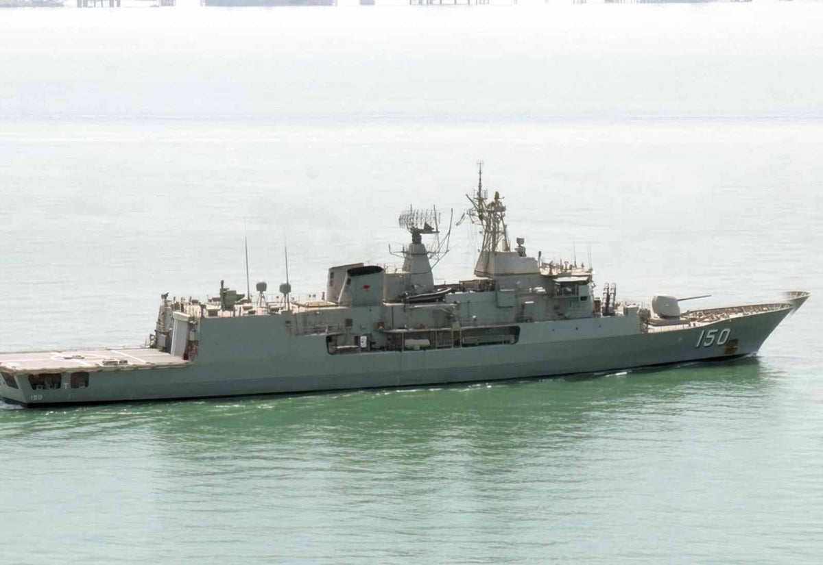 Hmas Anzac Ffh150 Frigate Australia 3 A4 Photo Print