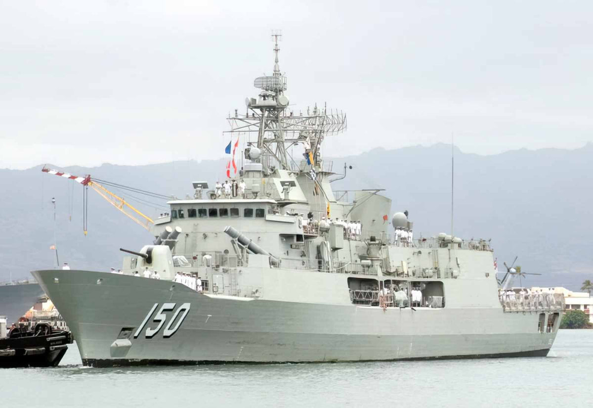 Hmas Anzac Ffh150 Frigate Australia A4 Photo Print