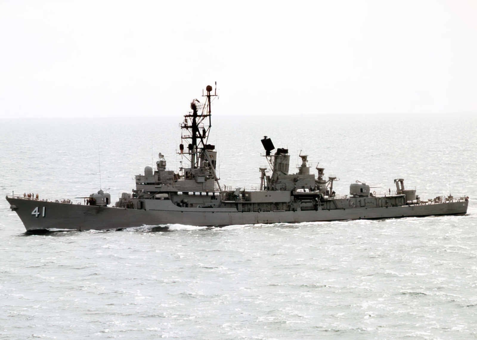 Hmas Brisbane D41 2 A4 Photo Print