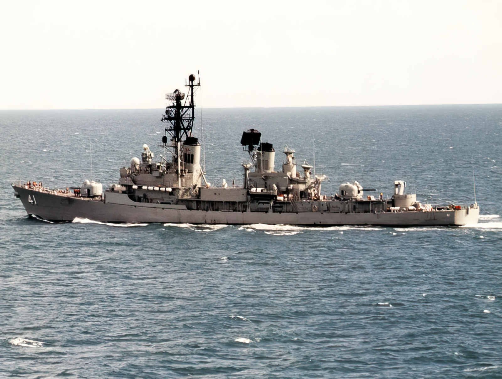 Hmas Brisbane D41 4 A4 Photo Print