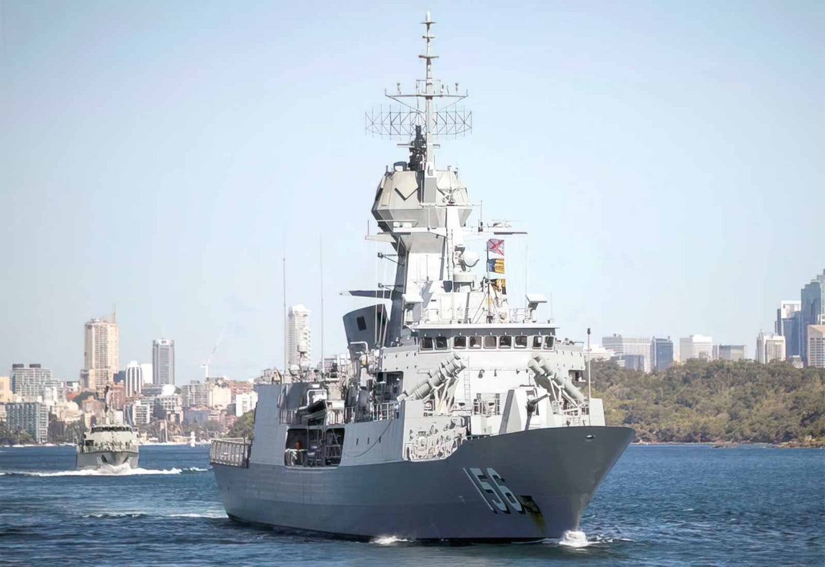 Hmas Toowoomba Ffh156 Frigate Warship Royal Australian Navy 2 A4 Photo Print