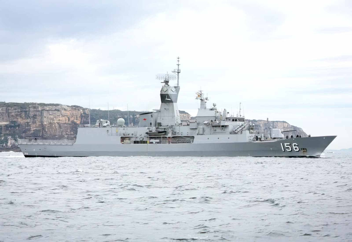 Hmas Toowoomba Ffh156 Frigate Warship Royal Australian Navy 3 A4 Photo Print