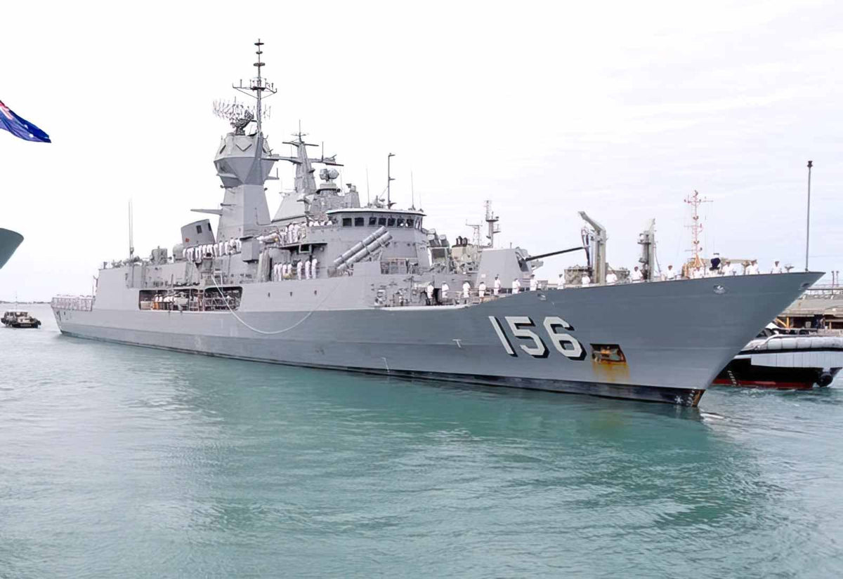 Hmas Toowoomba Ffh156 Frigate Warship Royal Australian Navy A4 Photo Print