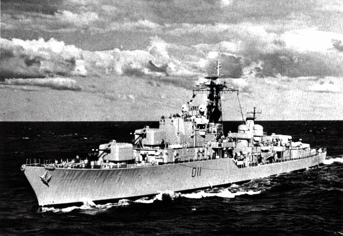 Hmas Vampire D11 Destroyer Warship Australia A4 Photo Print
