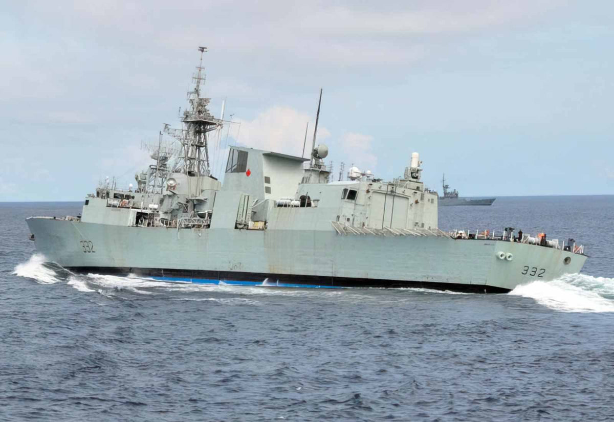 Hmcs Ville De Quebec Ffh332 Frigate Warship Canadian Navy A4 Photo Print