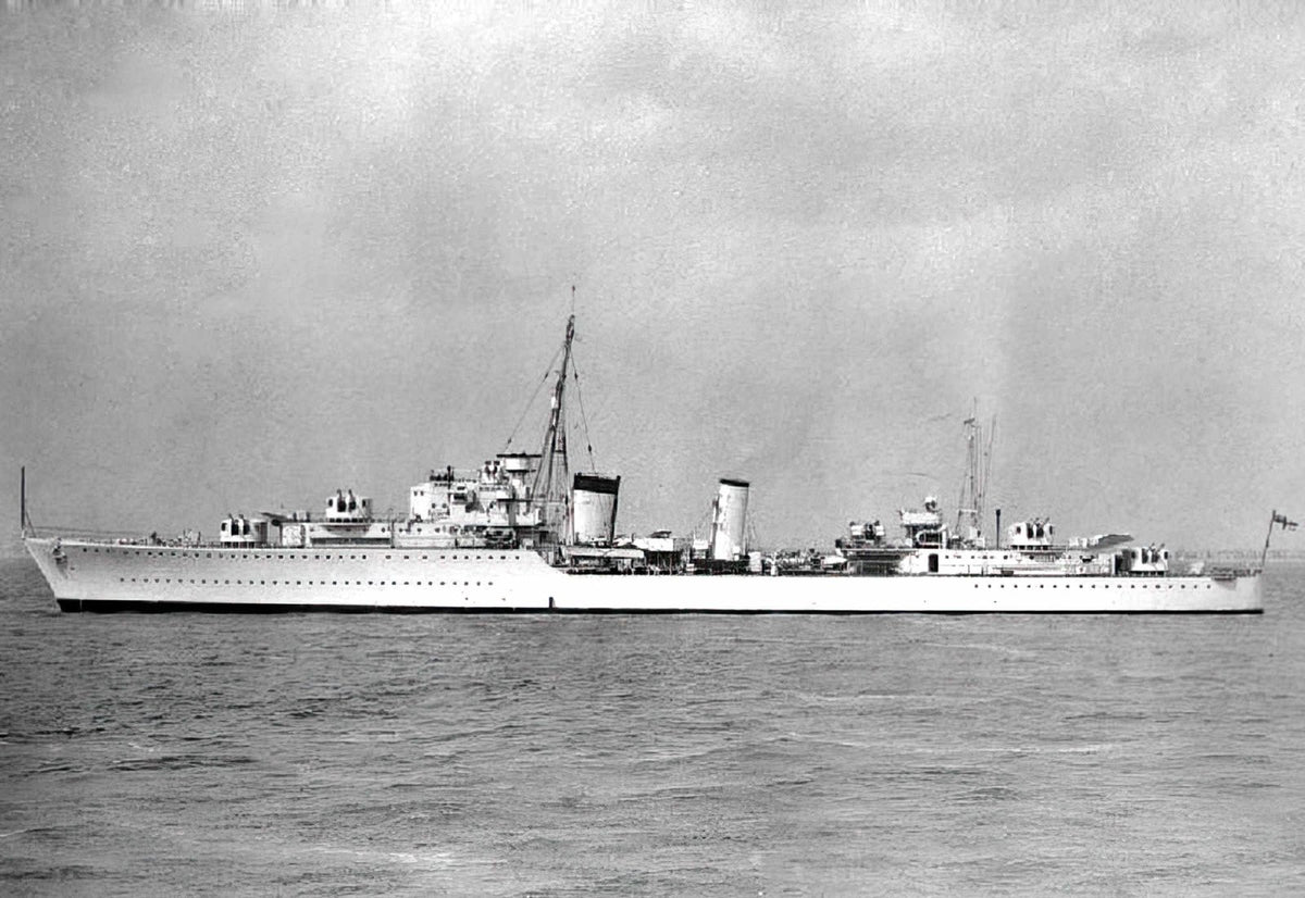 Hms Afridi F07 Destroyer Warship Royal Navy A4 Photo Print