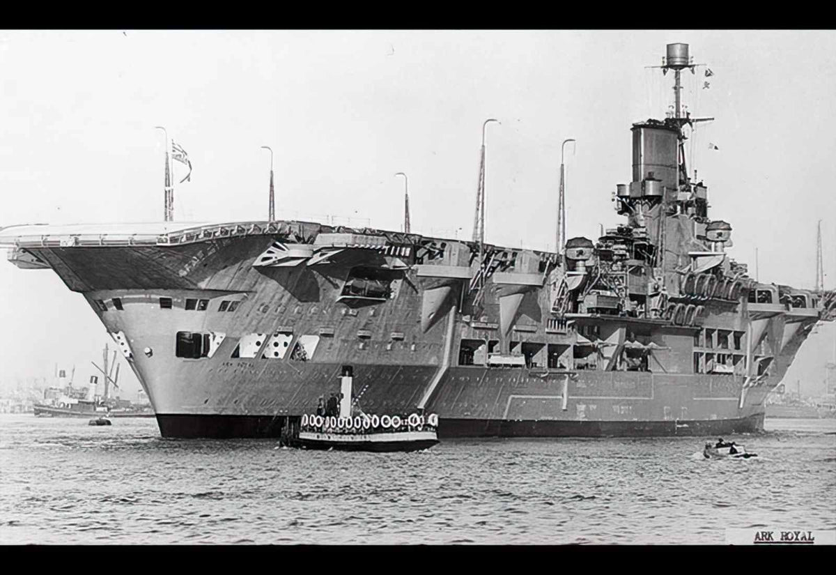 Hms Ark Royal 91 Aircraft Carrier A4 Photo Print