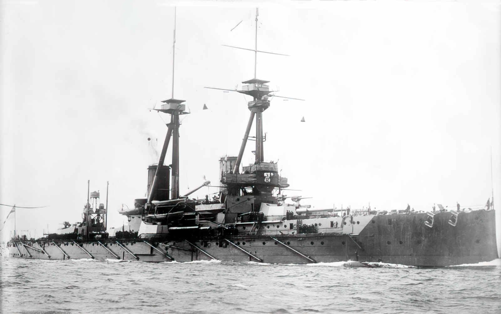 Hms Bellerophon 1907 A4 Photo Print