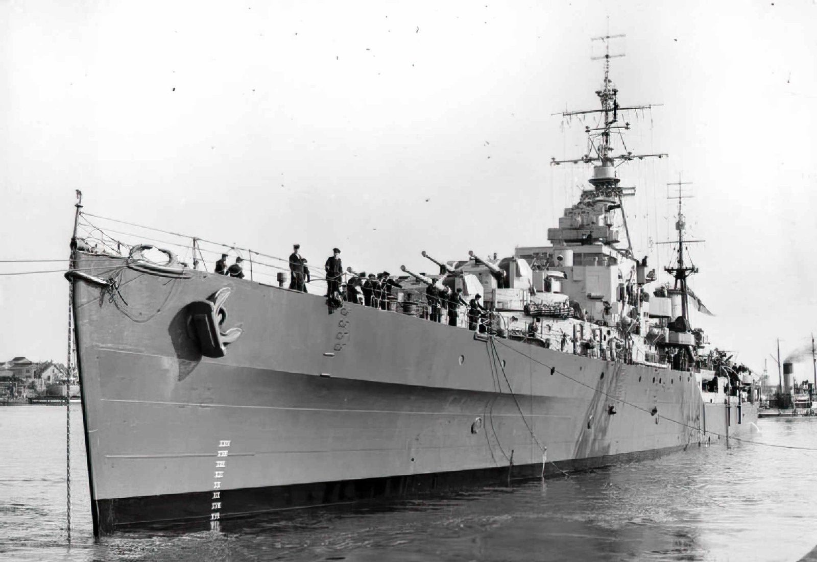 Hms Black Prince 81 Light Cruiser Warship Royal Navy A4 Photo Print