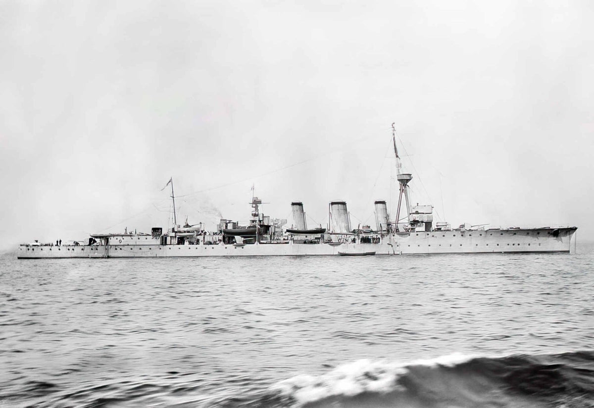 Hms Caroline Light Cruiser 1914 Royal Navy A4 Photo Print