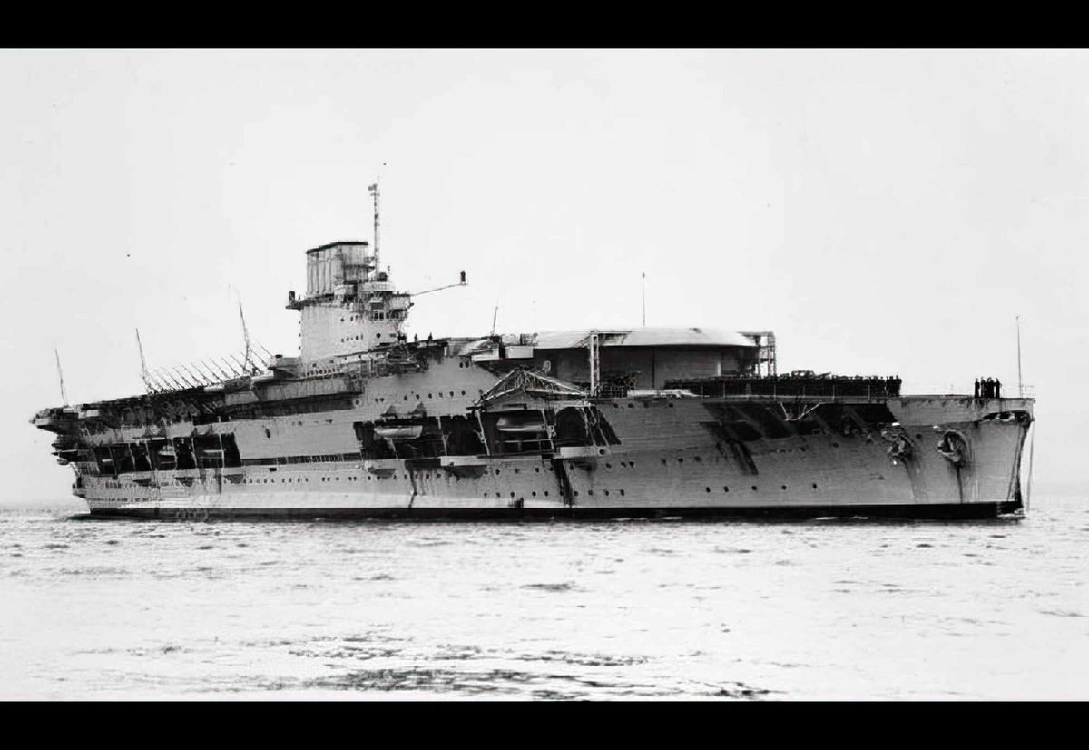 Hms Courageous Aircraft Carrier Royal Navy A4 Photo Print