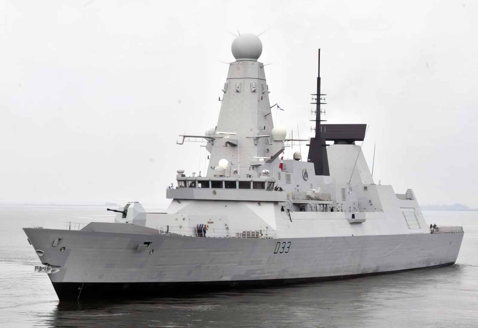 Hms Dauntless D33 A4 Photo Print