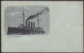 Hms Diadem 4 Funnels C1899 Vintage A4 Photo Print