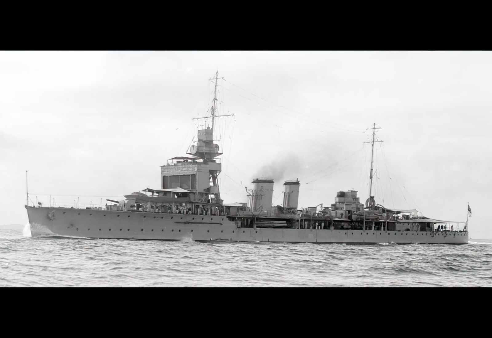 Hms Dragon D46 Light Cruiser United Kingdom A4 Photo Print