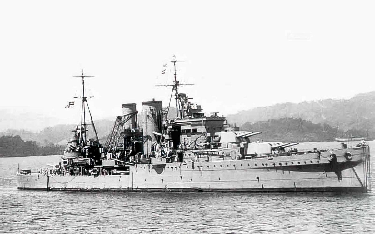 Hms Exeter 68 Heavy Cruiser A4 Photo Print