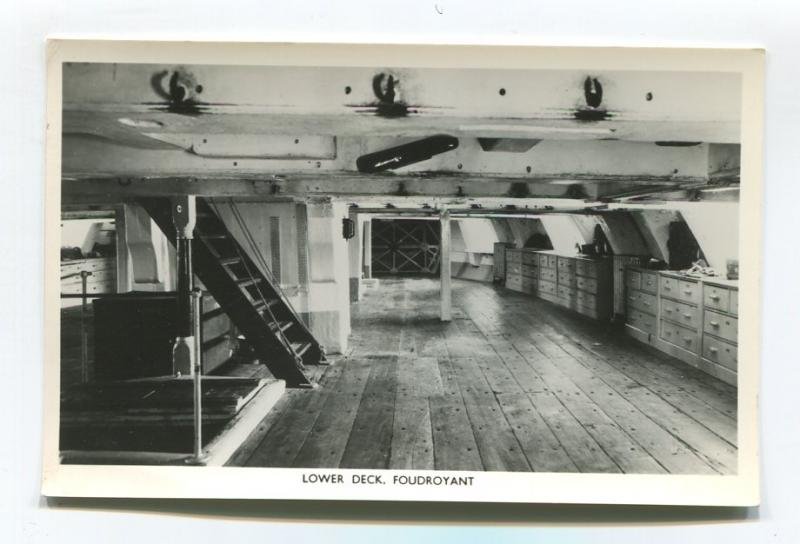 Hms Foudroyant Lower Deck Vintage A4 Photo Print