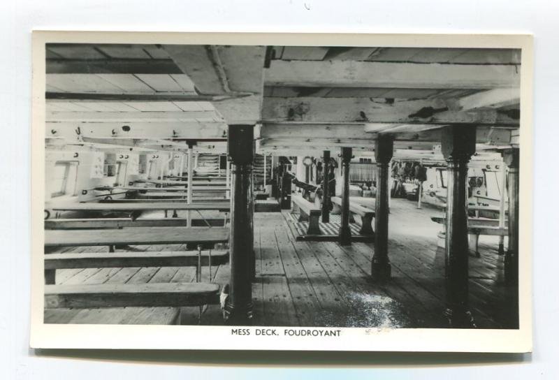 Hms Foudroyant Mess Deck Vintage A4 Photo Print