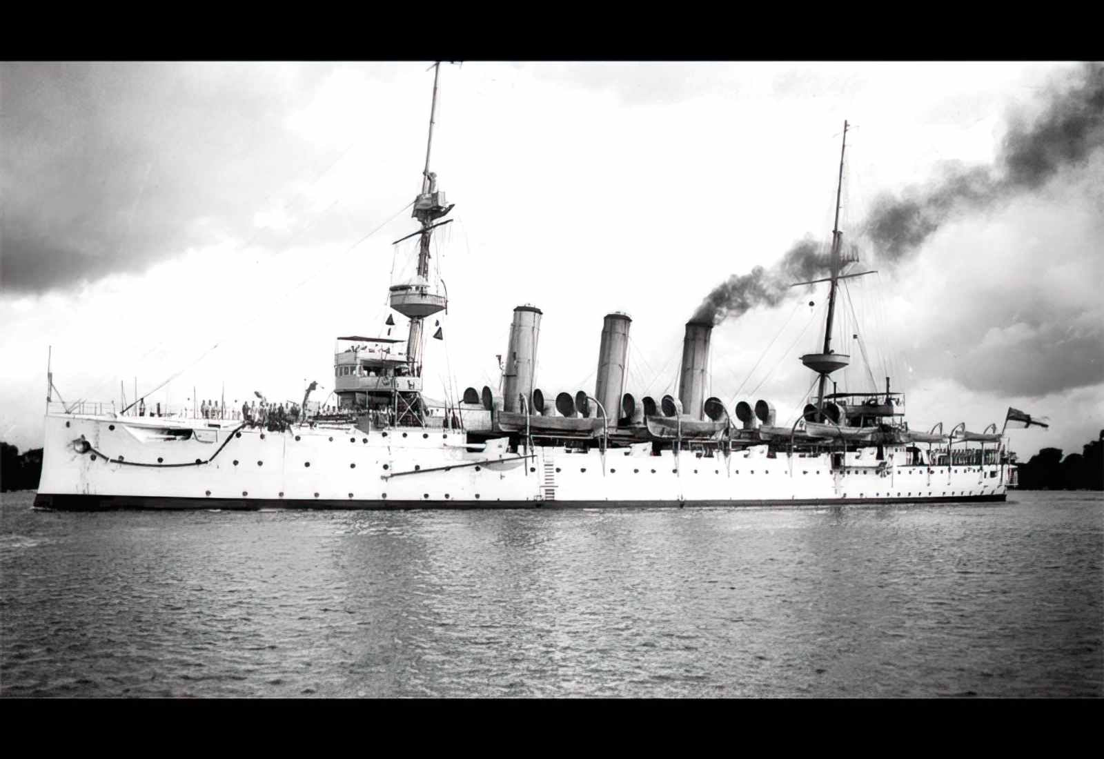 Hms Hermes 1898 Protected Cruiser Seaplane Tender United Kingdom A4 Photo Print