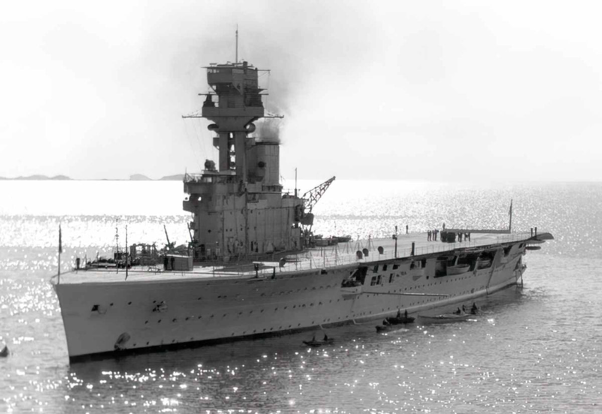 Hms Hermes 95 Aircraft Carrier A4 Photo Print