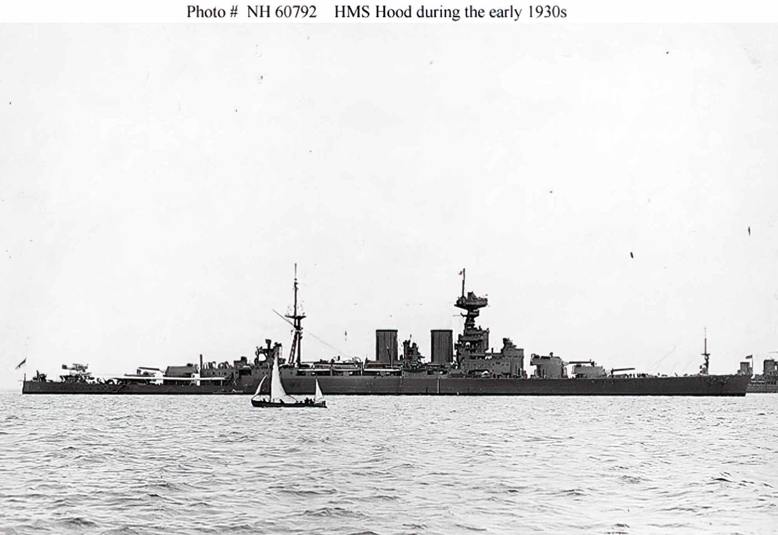Hms Hood 51 Battlecruiser Warship Royal Navy 10 A4 Photo Print