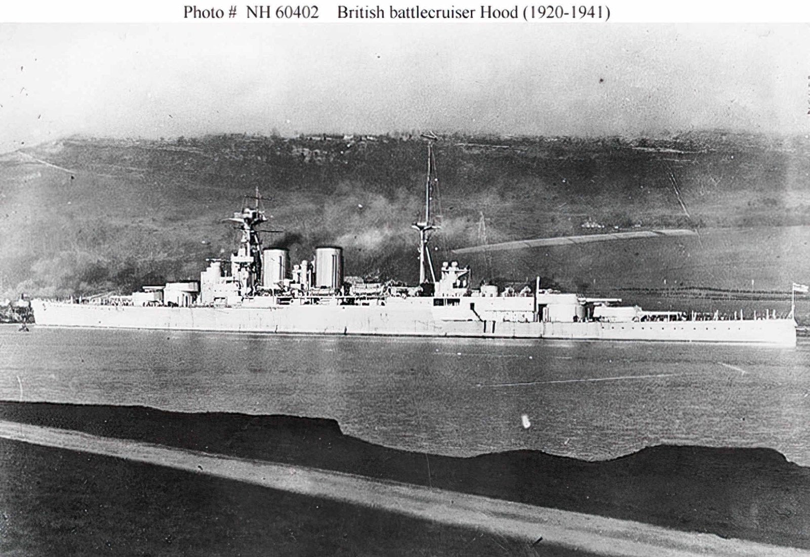 Hms Hood 51 Battlecruiser Warship Royal Navy 3 A4 Photo Print