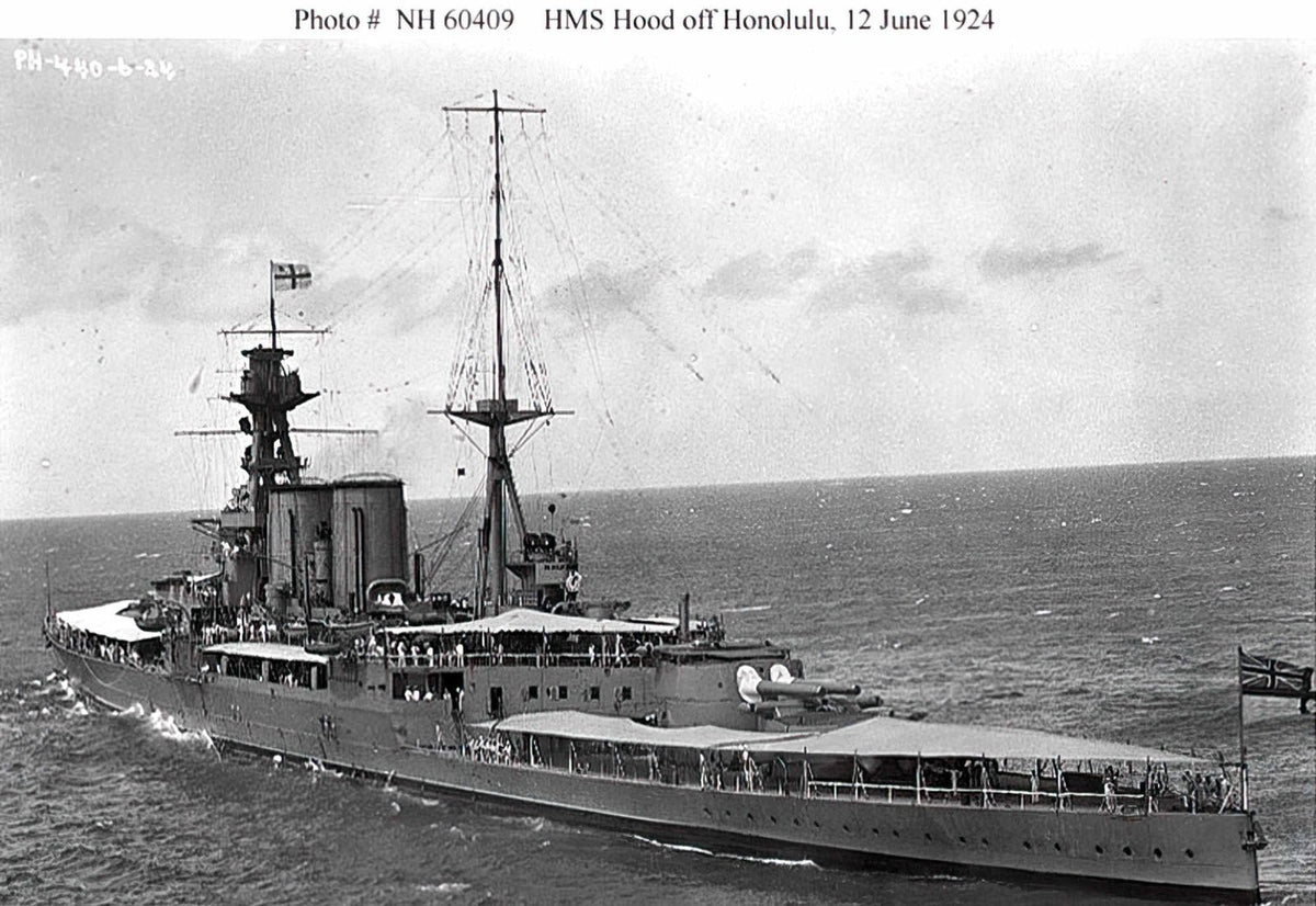 Hms Hood 51 Battlecruiser Warship Royal Navy 4 A4 Photo Print