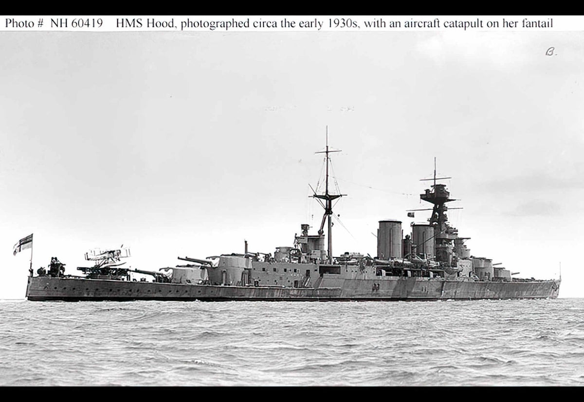 Hms Hood 51 Battlecruiser Warship Royal Navy 8 A4 Photo Print