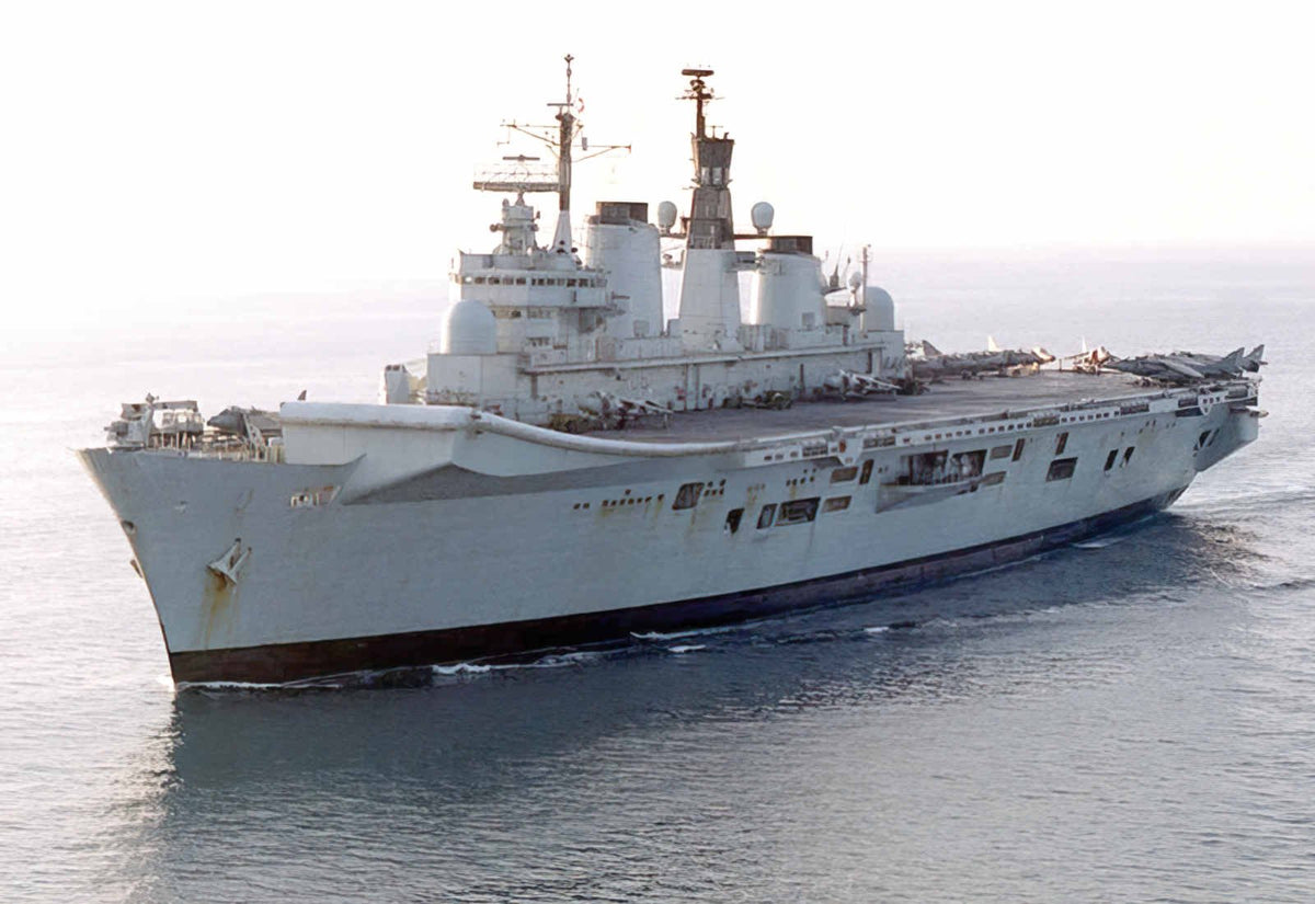 Hms Illustrious R06 7 A4 Photo Print