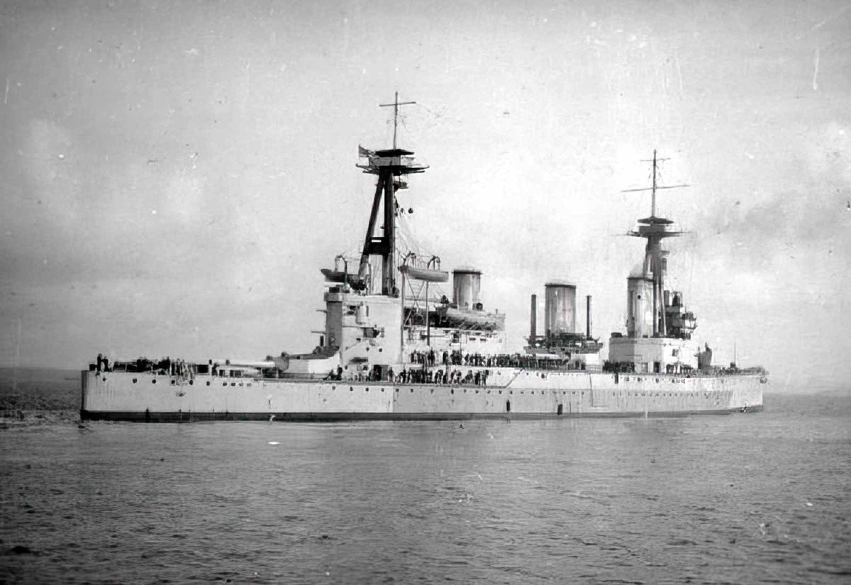 Hms Indefatigable Battlecruiser Warship United Kingdom A4 Photo Print
