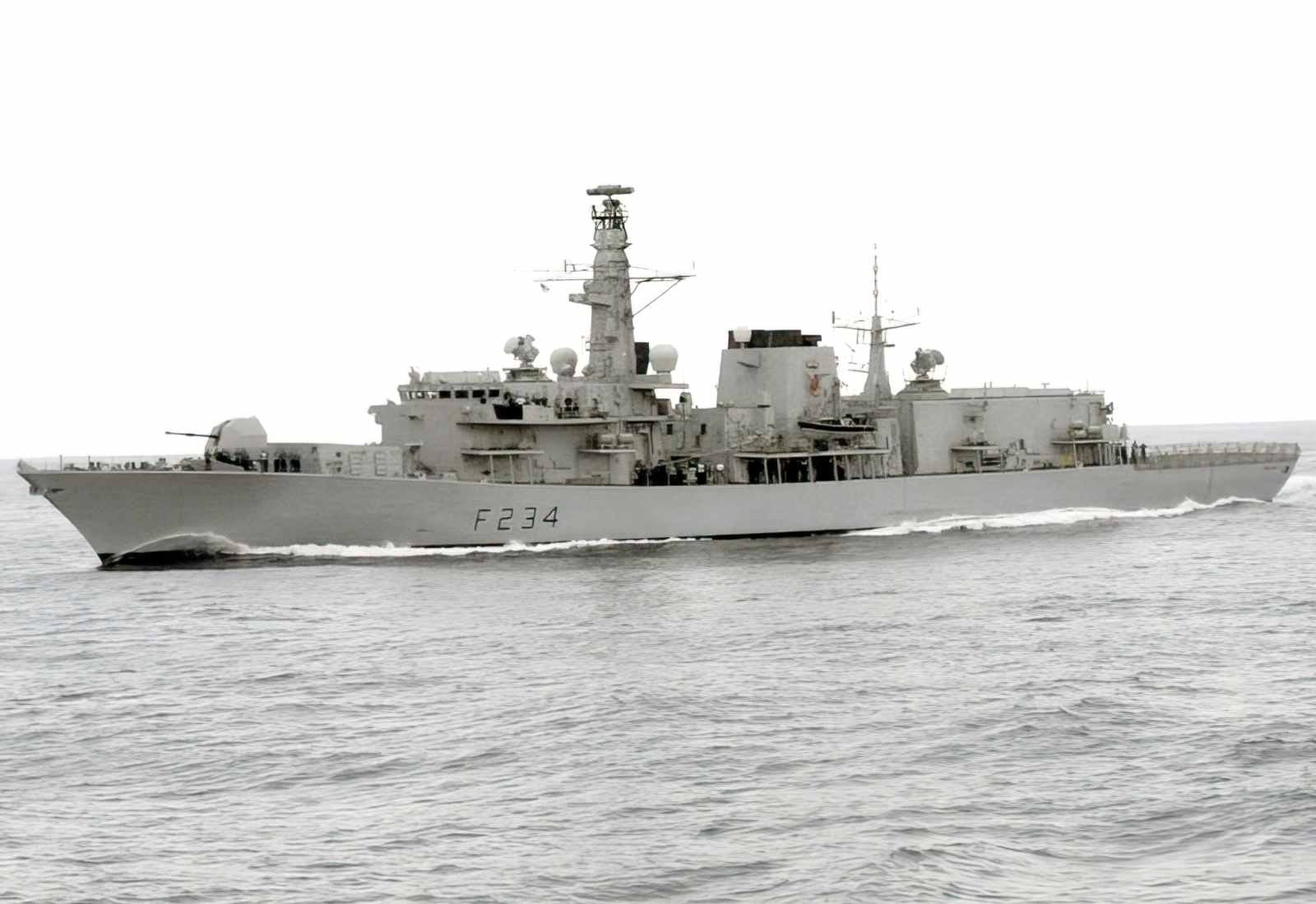 Hms Iron Duke F234 Frigate A4 Photo Print