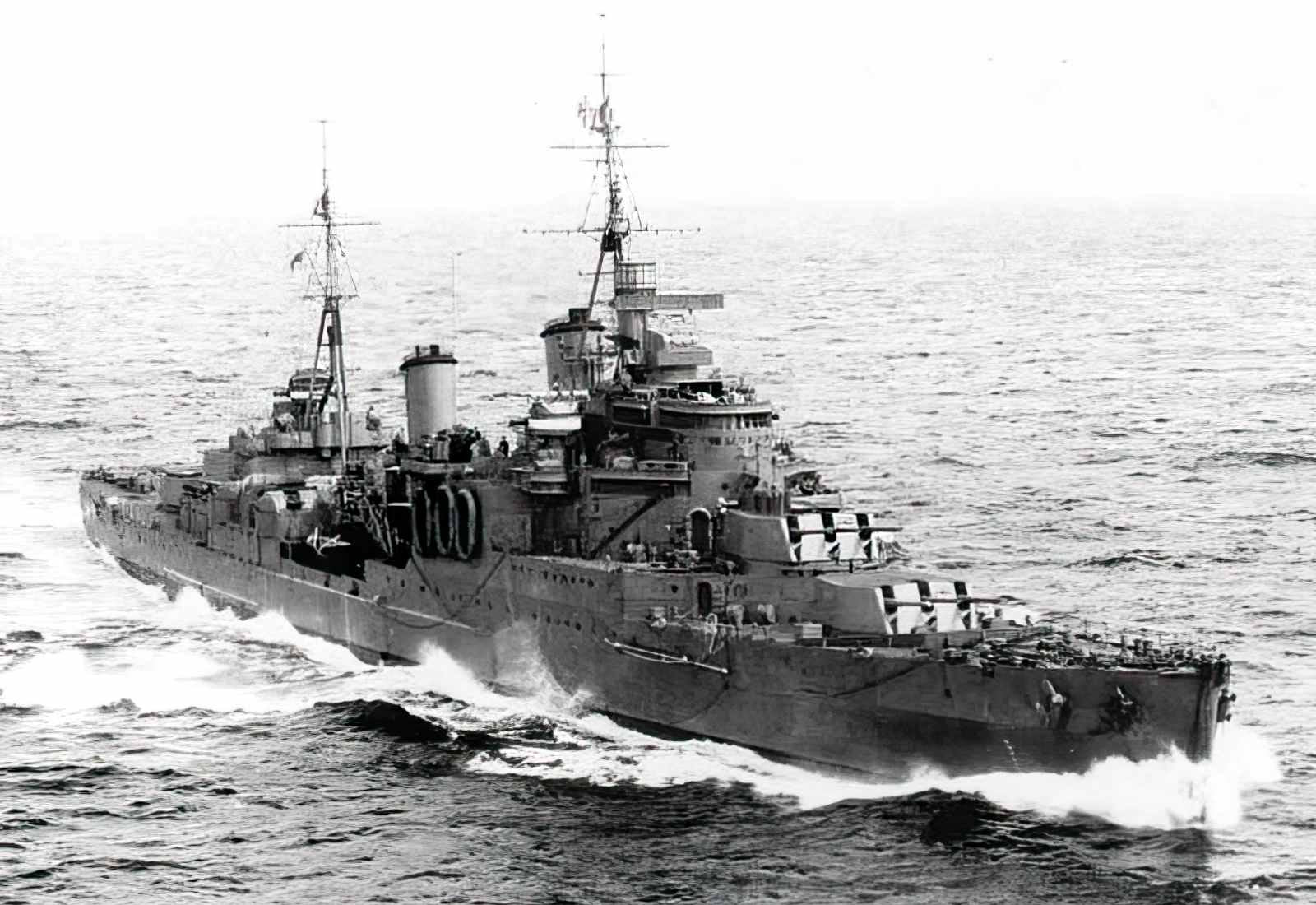 Hms Manchester C15 Light Cruiser A4 Photo Print