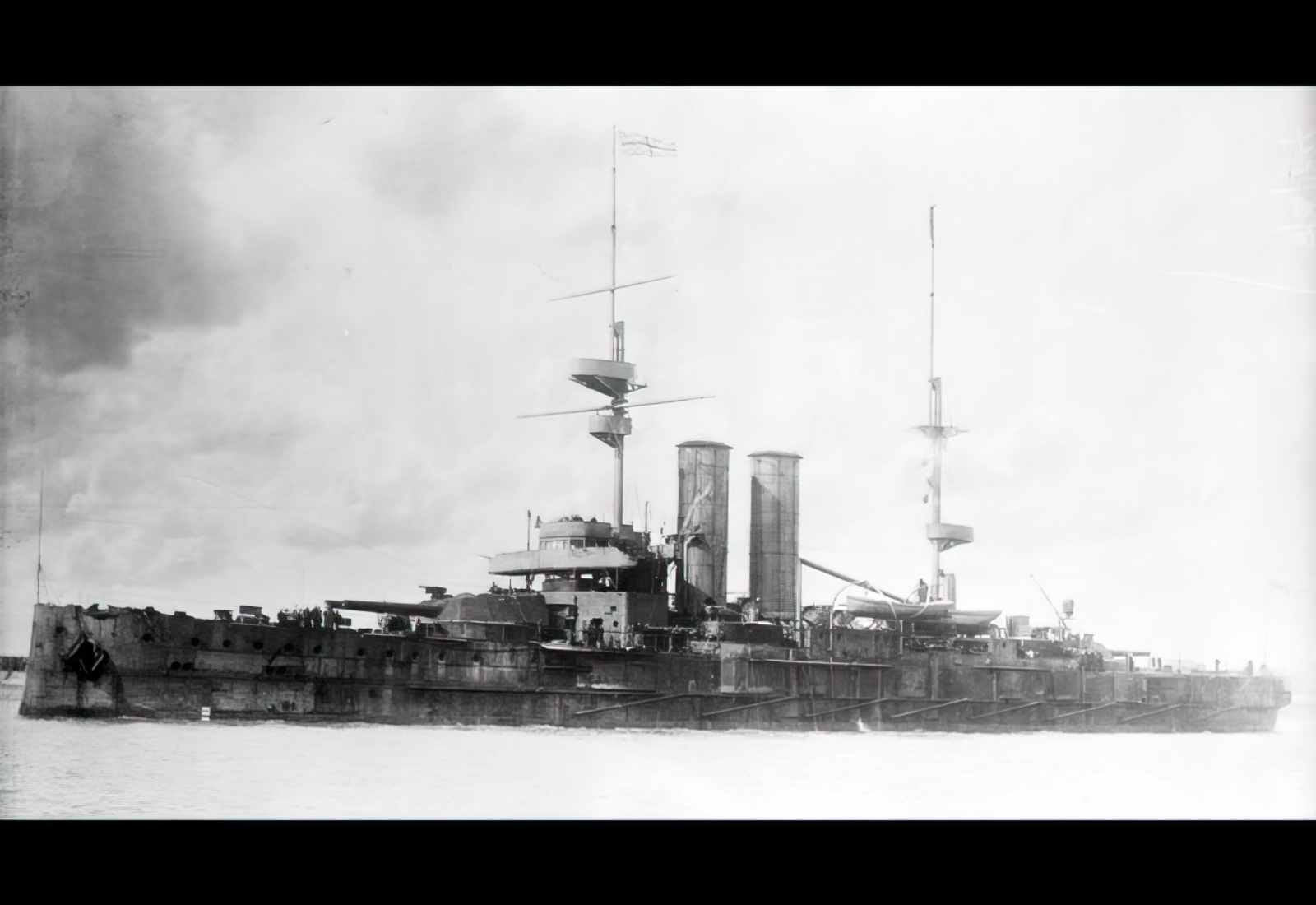 Hms New Zealand Predreadnought Battleship United Kingdom A4 Photo Print