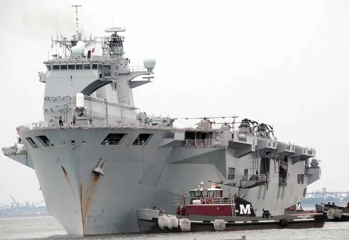 Hms Ocean L12 Amphibious Assault Vessel 2 A4 Photo Print