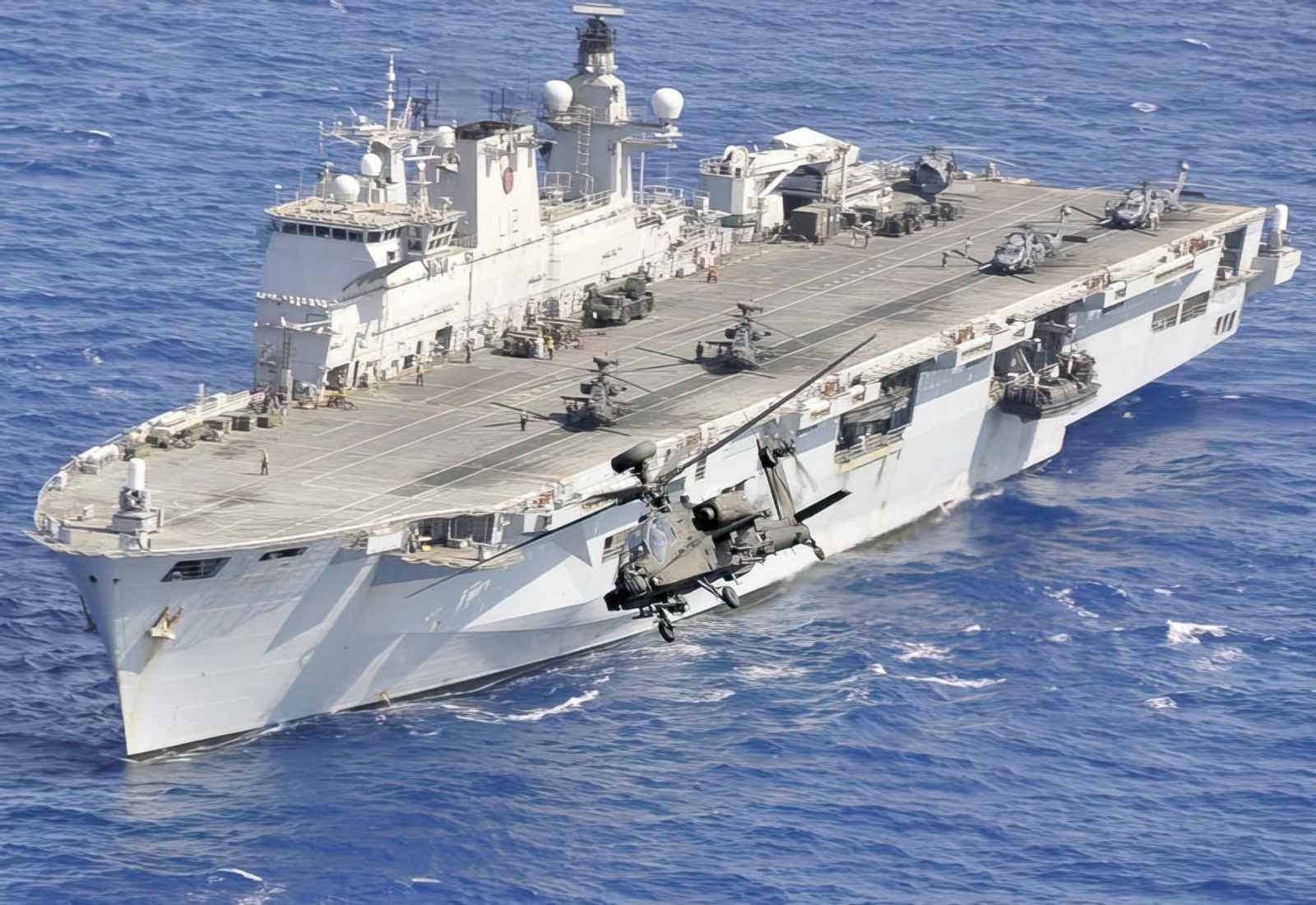 Hms Ocean L12 Amphibious Assault Vessel A4 Photo Print
