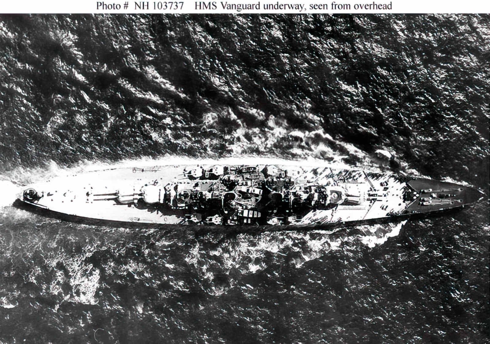 Hms Vanguard 23 2 A4 Photo Print