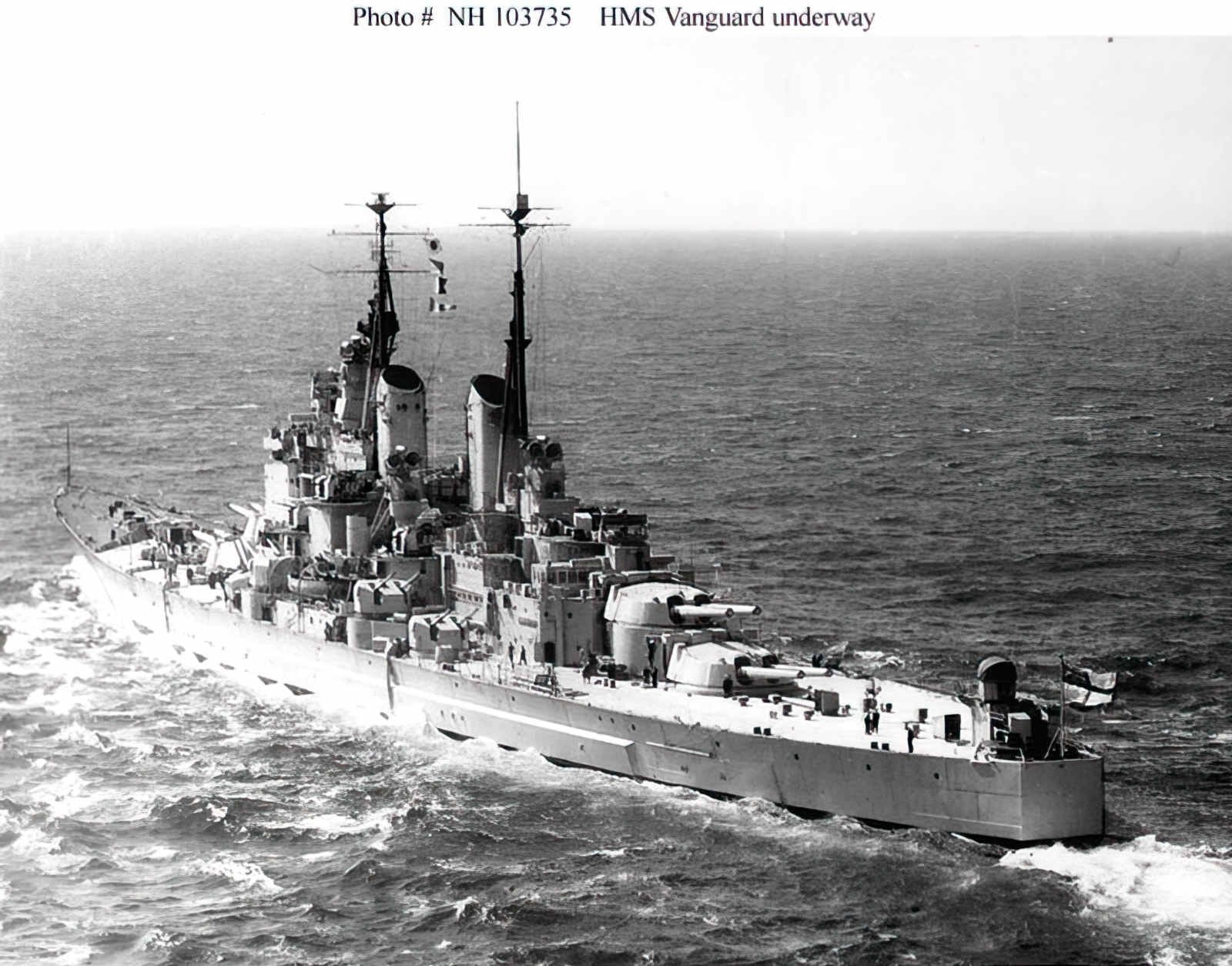 Hms Vanguard 23 3 A4 Photo Print