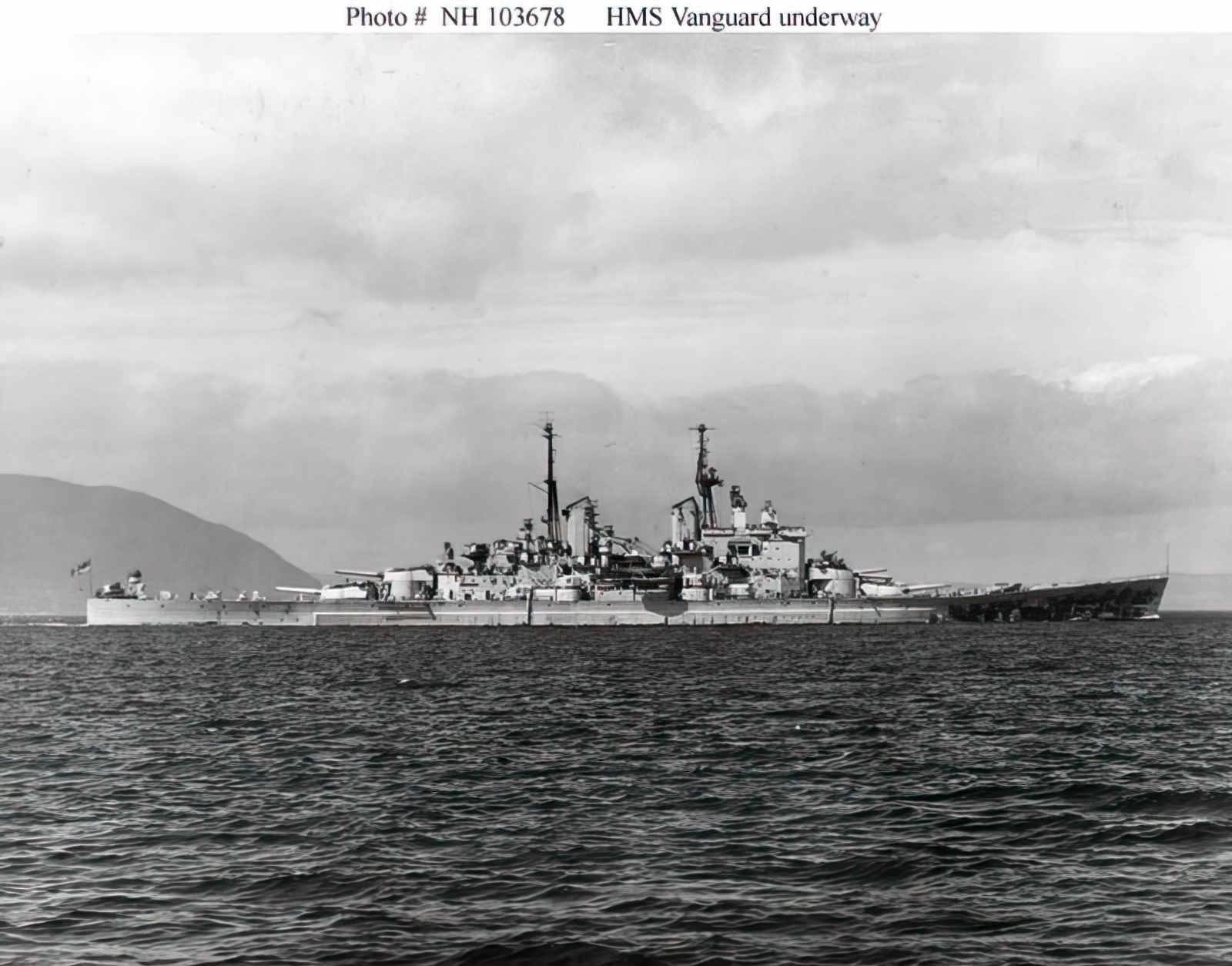 Hms Vanguard 23 5 A4 Photo Print