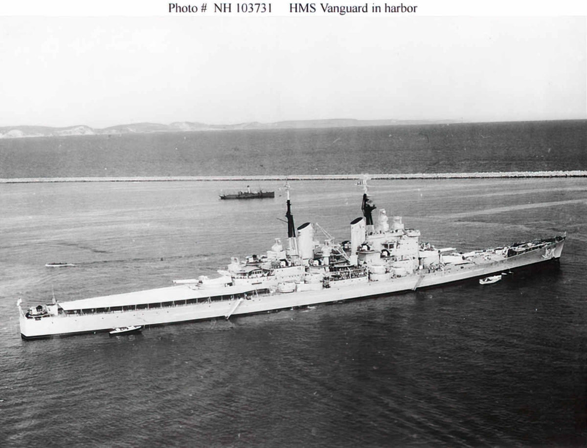 Hms Vanguard 23 7 A4 Photo Print
