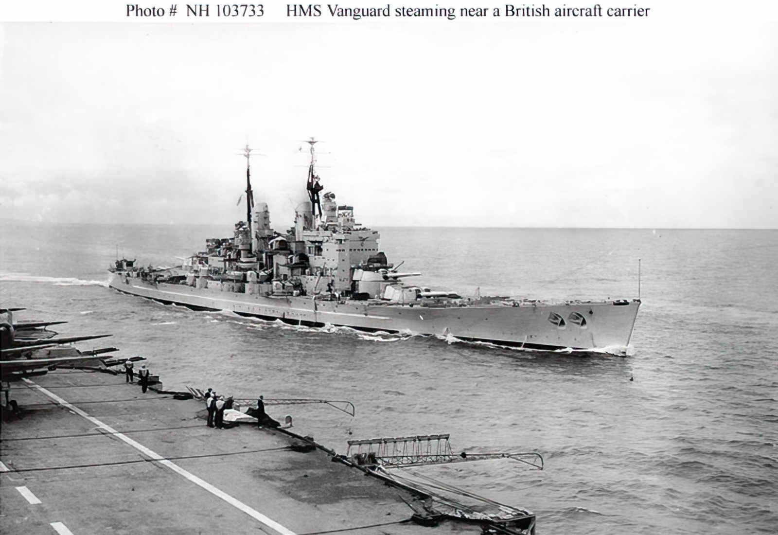 Hms Vanguard 23 9 A4 Photo Print