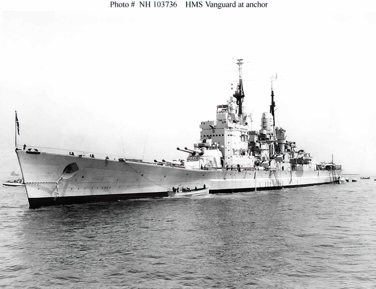 Hms Vanguard 23 A4 Photo Print