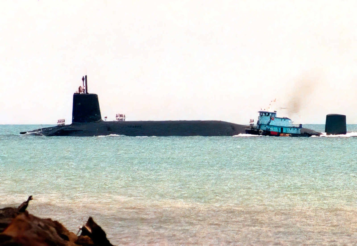 Hms Vanguard S28 5 A4 Photo Print