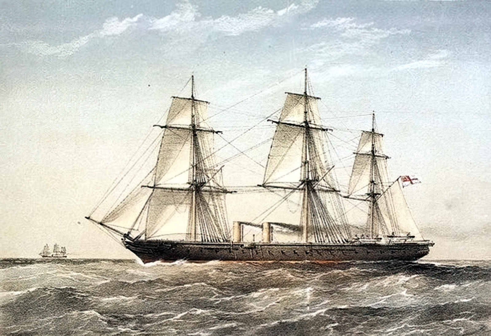 Hms Warrior 1860 2 A4 Photo Print