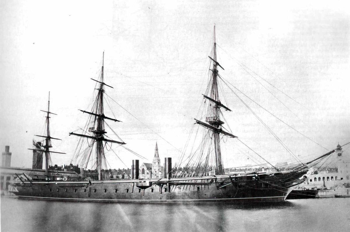 Hms Warrior 1860 A4 Photo Print