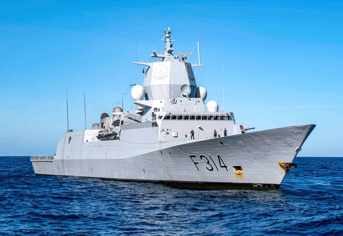 Hnoms Thor Heyer Dahl F314 Frigate Warship Royal Norwegian Navy 2 A4 Photo Print
